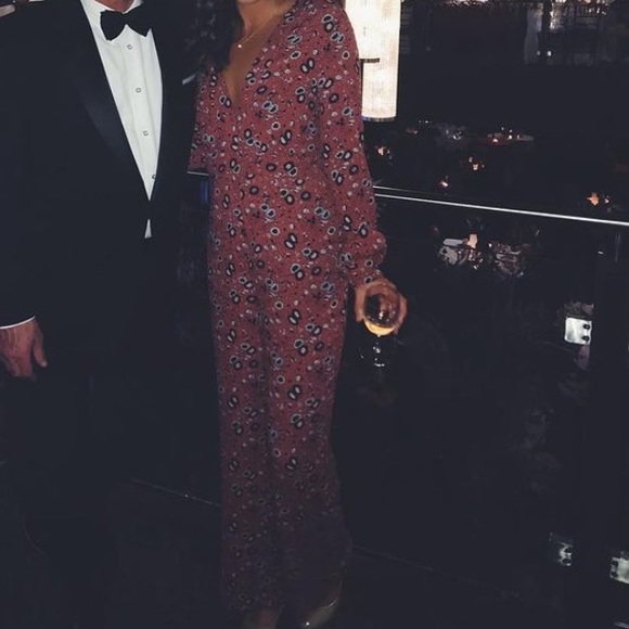 Free People Pants - Free People long sleeve burnt orange jumpsuit